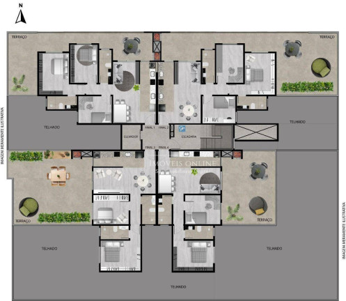 Imagem Apartamento com 2 Quartos à Venda, 73 m² em Santa Catarina - Caxias Do Sul Imagem Apartamento com 2 Quartos à Venda, 73 m² em Santa Catarina - Caxias Do Sul