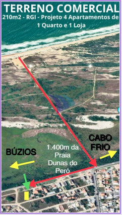 Imagem Terreno à Venda, em Vila Do Peró - Cabo Frio Imagem Terreno à Venda, em Vila Do Peró - Cabo Frio