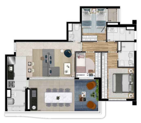 Apartamento com 3 Quartos à Venda, 102 m² em Perdizes - São Paulo