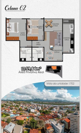 Imagem Apartamento com 2 Quartos à Venda, 71 m² em Centro - Guarapari