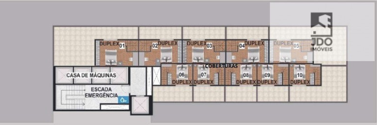 Imagem Cobertura com 1 Quarto à Venda, 30 m² em Portão - Curitiba Imagem Cobertura com 1 Quarto à Venda, 30 m² em Portão - Curitiba