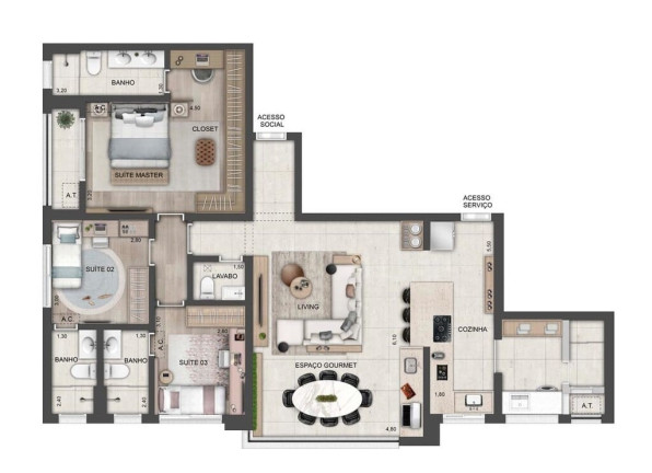 Imagem Apartamento com 2 Quartos à Venda, 70 m² em Brooklin Paulista - São Paulo Imagem Apartamento com 2 Quartos à Venda, 70 m² em Brooklin Paulista - São Paulo