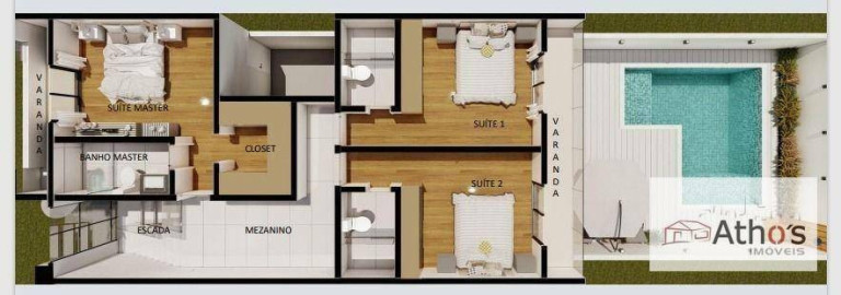 Imagem Casa com 3 Quartos à Venda, 198 m² em Jardim Toscana - Indaiatuba Imagem Casa com 3 Quartos à Venda, 198 m² em Jardim Toscana - Indaiatuba