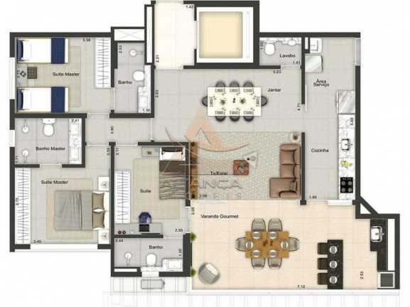 Imagem Apartamento com 3 Quartos à Venda, 112 m² em Jardim Olhos D'água - Ribeirão Preto Imagem Apartamento com 3 Quartos à Venda, 112 m² em Jardim Olhos D'água - Ribeirão Preto