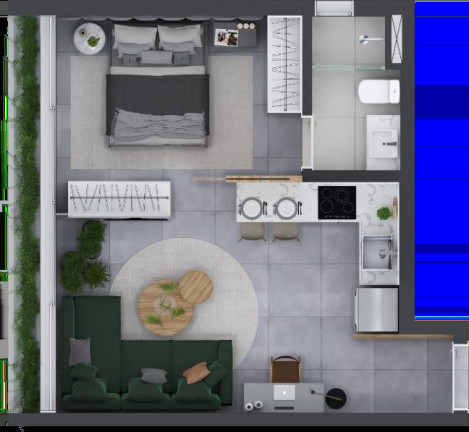 Imagem Apartamento com 1 Quarto à Venda, 42 m² em Itaim Bibi - São Paulo Imagem Apartamento com 1 Quarto à Venda, 42 m² em Itaim Bibi - São Paulo