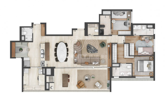 Imagem Apartamento com 4 Quartos à Venda, 145 m² em Campo Belo - São Paulo Imagem Apartamento com 4 Quartos à Venda, 145 m² em Campo Belo - São Paulo