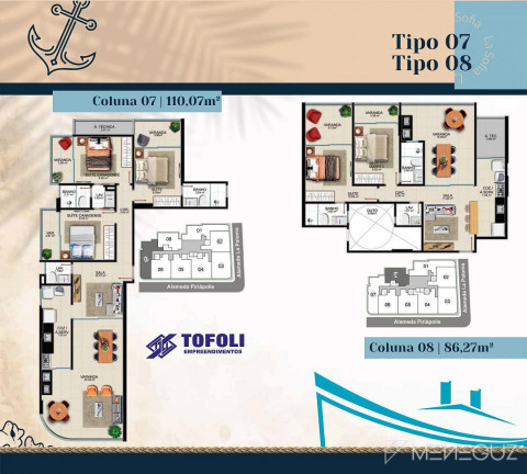 Imagem Apartamento com 2 Quartos à Venda, 86 m² em Enseada Azul - Guarapari