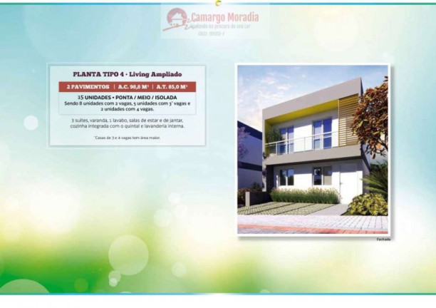 Imagem Casa de Condomínio com 3 Quartos à Venda, 95 m² em Parque Santa Rosa - Suzano