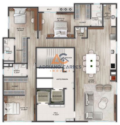 Imagem Imóvel com 3 Quartos à Venda, 172 m² em Centro - Balneário Piçarras