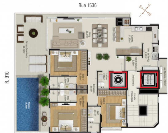Imagem Imóvel com 3 Quartos à Venda, 123 m² em Centro - Balneário Camboriú Imagem Imóvel com 3 Quartos à Venda, 123 m² em Centro - Balneário Camboriú