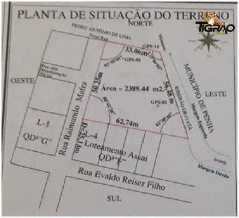 Imagem Terreno à Venda, 2.389 m² em Gravatá - Navegantes Imagem Terreno à Venda, 2.389 m² em Gravatá - Navegantes