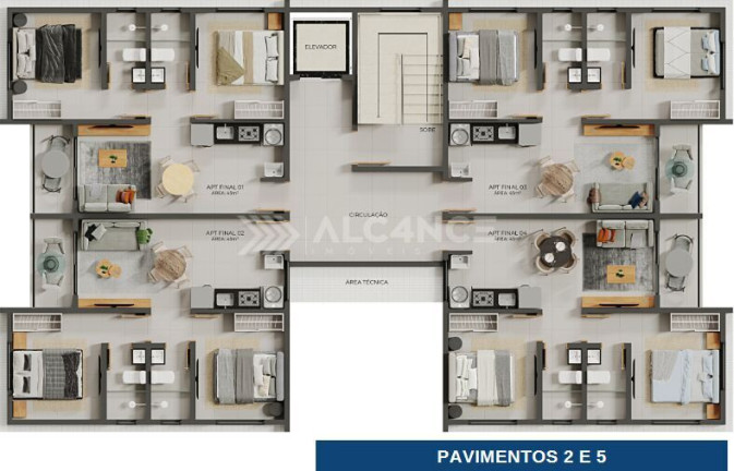 Imagem Apartamento com 2 Quartos à Venda, 45 m² em Cristo Redentor - João Pessoa Imagem Apartamento com 2 Quartos à Venda, 45 m² em Cristo Redentor - João Pessoa