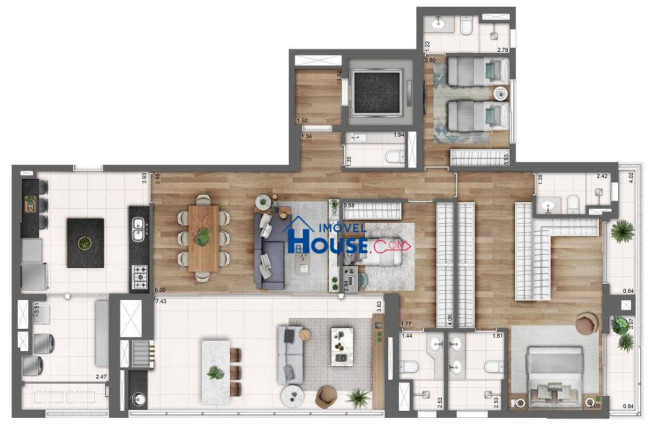 Imagem Apartamento com 3 Quartos à Venda, 190 m² em Perdizes - São Paulo