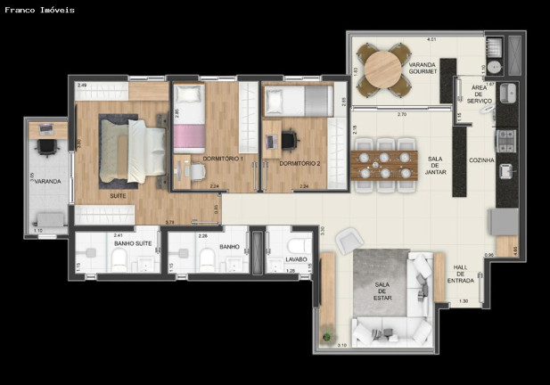 Imagem Apartamento com 3 Quartos à Venda, 80 m² em Vila Floresta - Santo André Imagem Apartamento com 3 Quartos à Venda, 80 m² em Vila Floresta - Santo André