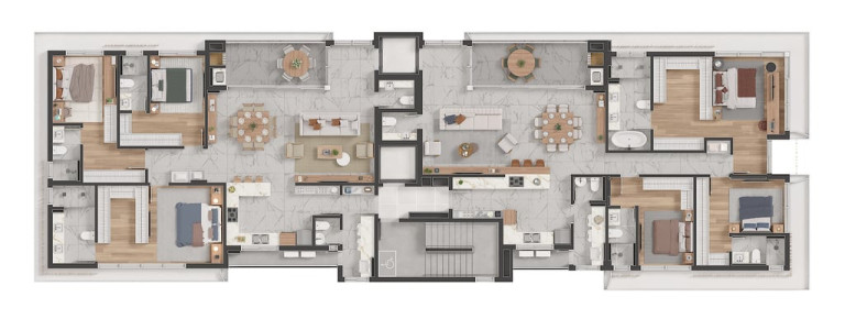 Imagem Imóvel com 3 Quartos à Venda, 172 m² em Batel - Curitiba Imagem Imóvel com 3 Quartos à Venda, 172 m² em Batel - Curitiba