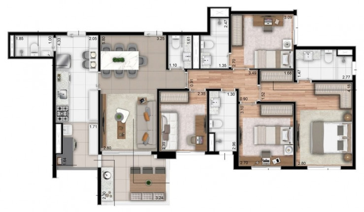 Imagem Imóvel com 3 Quartos à Venda, 88 m² em Anália Franco - São Paulo Imagem Imóvel com 3 Quartos à Venda, 88 m² em Anália Franco - São Paulo