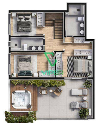 Imagem Apartamento com 2 Quartos à Venda, 66 m² em Portão - Curitiba Imagem Apartamento com 2 Quartos à Venda, 66 m² em Portão - Curitiba