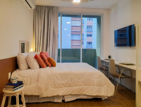 Imagem Apartamento com 1 Quarto para Alugar, 26 m² em Higienópolis - São Paulo