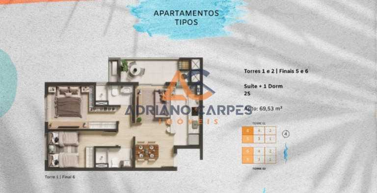 Imagem Imóvel com 2 Quartos à Venda, 69 m² em Itacolomi - Balneário Piçarras Imagem Imóvel com 2 Quartos à Venda, 69 m² em Itacolomi - Balneário Piçarras