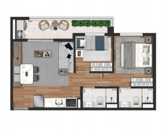 Imagem Imóvel com 2 Quartos à Venda, 46 m² em Vila Pompéia - São Paulo Imagem Imóvel com 2 Quartos à Venda, 46 m² em Vila Pompéia - São Paulo