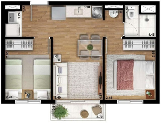 Imagem Apartamento com 2 Quartos à Venda, 36 m² em Vila Sabrina - São Paulo Imagem Apartamento com 2 Quartos à Venda, 36 m² em Vila Sabrina - São Paulo