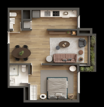 Imagem Apartamento com 2 Quartos à Venda, 67 m² em Centro  - Canela