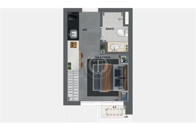 Imagem Apartamento com 1 Quarto à Venda, 21 m² em Paraíso - São Paulo Imagem Apartamento com 1 Quarto à Venda, 21 m² em Paraíso - São Paulo