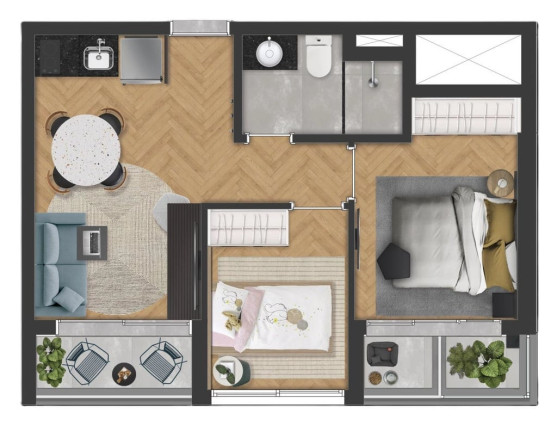 Imagem Imóvel com 2 Quartos à Venda, 42 m² em Alto Da Boa Vista - São Paulo Imagem Imóvel com 2 Quartos à Venda, 42 m² em Alto Da Boa Vista - São Paulo