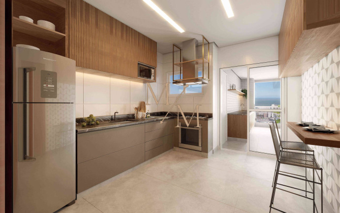 Imagem Apartamento com 3 Quartos à Venda, 108 m² em José Menino - Santos