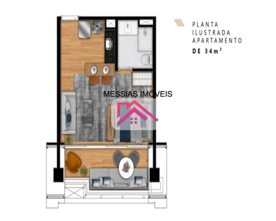 Imagem Imóvel com 2 Quartos à Venda, 34 m² em Itaim Bibi - São Paulo Imagem Imóvel com 2 Quartos à Venda, 34 m² em Itaim Bibi - São Paulo