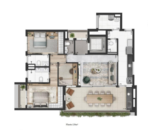 Imagem Apartamento com 2 Quartos à Venda, 127 m² em Pinheiros - São Paulo Imagem Apartamento com 2 Quartos à Venda, 127 m² em Pinheiros - São Paulo