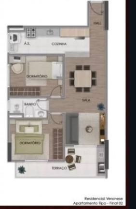 Imagem Apartamento com 2 Quartos à Venda, 58 m² em Aviação - Praia Grande Imagem Apartamento com 2 Quartos à Venda, 58 m² em Aviação - Praia Grande