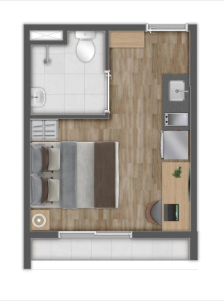 Imagem Studio com 1 Quarto à Venda, 19 m² em Vila Das Belezas - São Paulo Imagem Studio com 1 Quarto à Venda, 19 m² em Vila Das Belezas - São Paulo