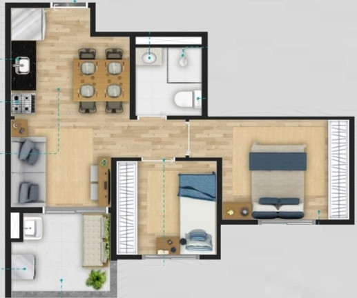 Imagem Apartamento com 2 Quartos à Venda, 39 m² em Imirim - São Paulo Imagem Apartamento com 2 Quartos à Venda, 39 m² em Imirim - São Paulo