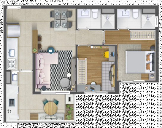 Imagem Apartamento com 2 Quartos à Venda, 60 m² em Butantã - São Paulo Imagem Apartamento com 2 Quartos à Venda, 60 m² em Butantã - São Paulo