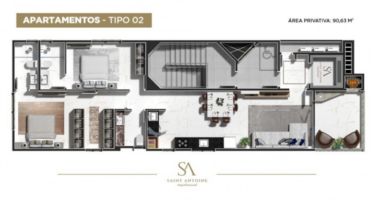 Imagem Imóvel com 2 Quartos à Venda, 134 m² em Praia Brava De Itajaí - Itajaí Imagem Imóvel com 2 Quartos à Venda, 134 m² em Praia Brava De Itajaí - Itajaí