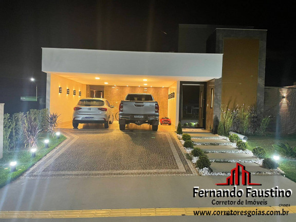 Casa de Condomínio com 3 Quartos à Venda, 175 m² em Terras Alpha Residencial 1 - Senador Canedo