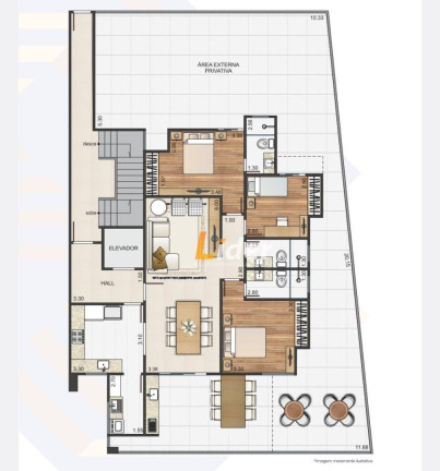 Imagem Apartamento com 3 Quartos à Venda, 104 m² em Jardim Glória - Juiz De Fora