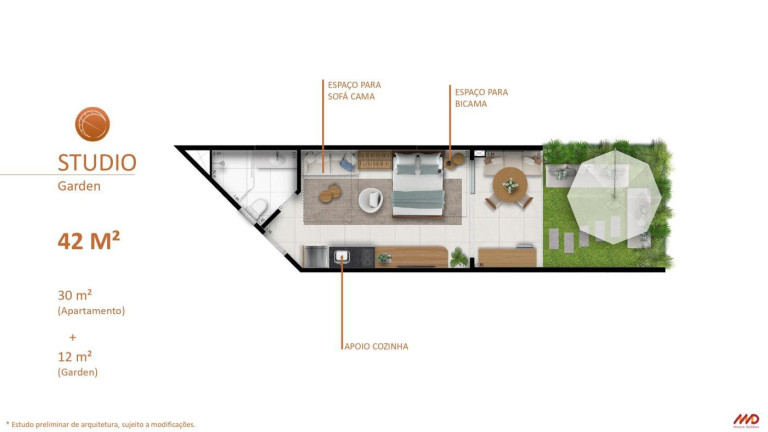Imagem Apartamento com 1 Quarto à Venda, 30 m² em Cumbuco - Caucaia Imagem Apartamento com 1 Quarto à Venda, 30 m² em Cumbuco - Caucaia