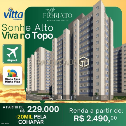 Imagem Apartamento com 2 Quartos à Venda, 40 m² em Califórnia - Londrina Imagem Apartamento com 2 Quartos à Venda, 40 m² em Califórnia - Londrina