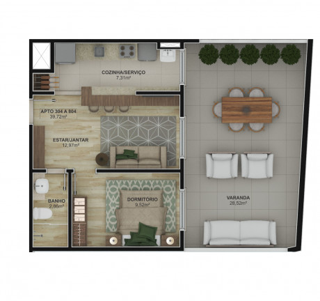 Imagem Apartamento com 2 Quartos à Venda, 58 m² em Centro - Novo Hamburgo Imagem Apartamento com 2 Quartos à Venda, 58 m² em Centro - Novo Hamburgo