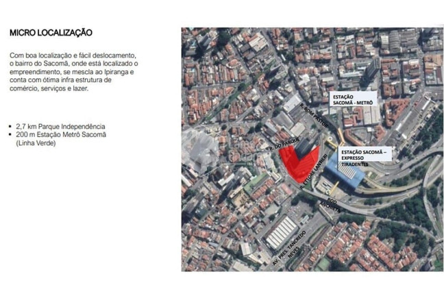 Imagem Studio com 1 Quarto à Venda, 36 m² em Sacomã - São Paulo