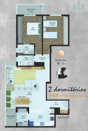 Imagem Apartamento com 2 Quartos à Venda, 114 m² em Cidade Alta - Bento Gonçalves Imagem Apartamento com 2 Quartos à Venda, 114 m² em Cidade Alta - Bento Gonçalves