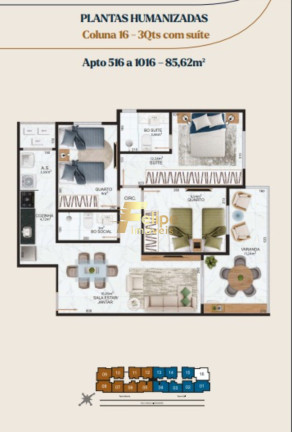 Imagem Imóvel com 2 Quartos à Venda, 64 m² em Jardim Camburi - Vitória