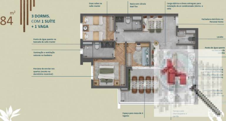 Imagem Apartamento com 3 Quartos à Venda, 84 m² em Tatuapé - São Paulo Imagem Apartamento com 3 Quartos à Venda, 84 m² em Tatuapé - São Paulo