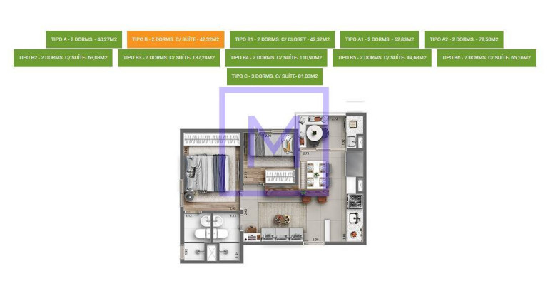 Imagem Apartamento com 2 Quartos à Venda, 40 m² em Itaquera - São Paulo