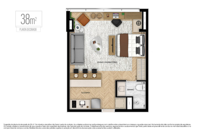 Imagem Apartamento à Venda, 38 m² em Pinheiros - São Paulo Imagem Apartamento à Venda, 38 m² em Pinheiros - São Paulo