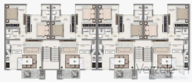 Imagem Apartamento com 2 Quartos à Venda, 61 m² em Tabuleiro - Camboriú Imagem Apartamento com 2 Quartos à Venda, 61 m² em Tabuleiro - Camboriú