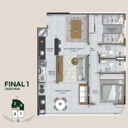 Imagem Apartamento com 2 Quartos à Venda, 72 m² em Caiçara - Praia Grande Imagem Apartamento com 2 Quartos à Venda, 72 m² em Caiçara - Praia Grande