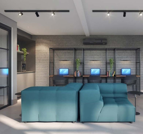 Imagem Loft com 1 Quarto à Venda, 23 m² em Mercês - Curitiba Imagem Loft com 1 Quarto à Venda, 23 m² em Mercês - Curitiba